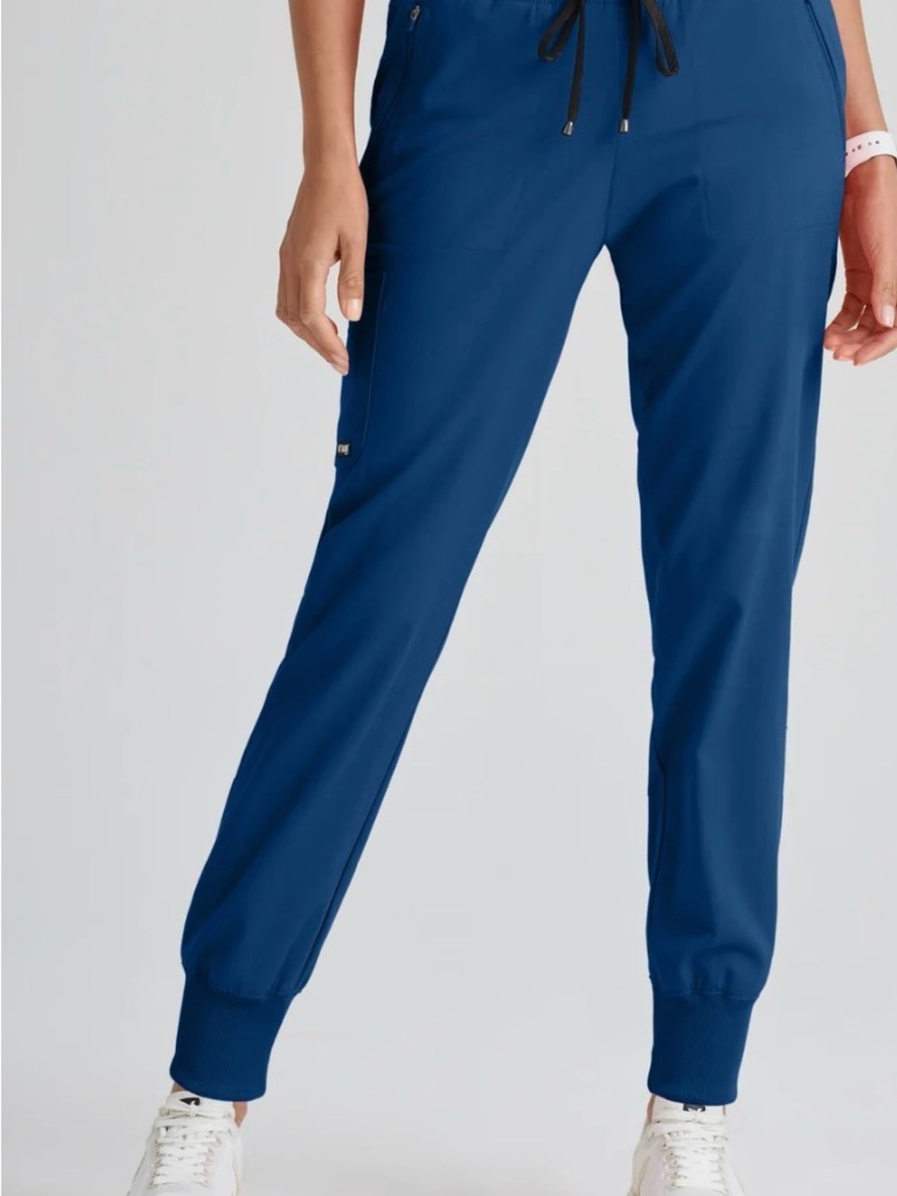 Grey's Anatomy Navy Blue Drawstring Jogger Scrub Pants